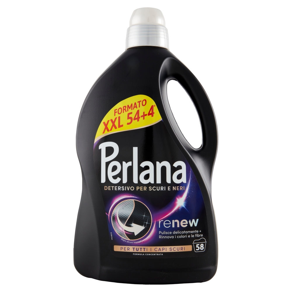 PERLANA Detersivo Scuri e Neri 58 Lavaggi 2.900 mL